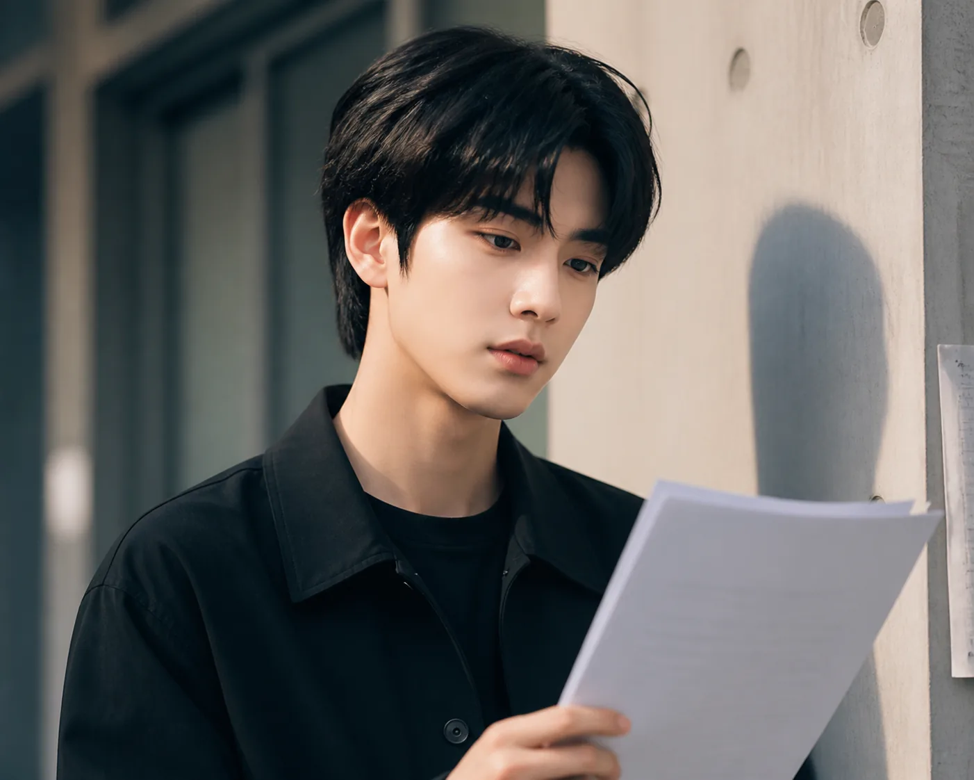 Editorial image representing a K-pop artist balancing acting and group schedules