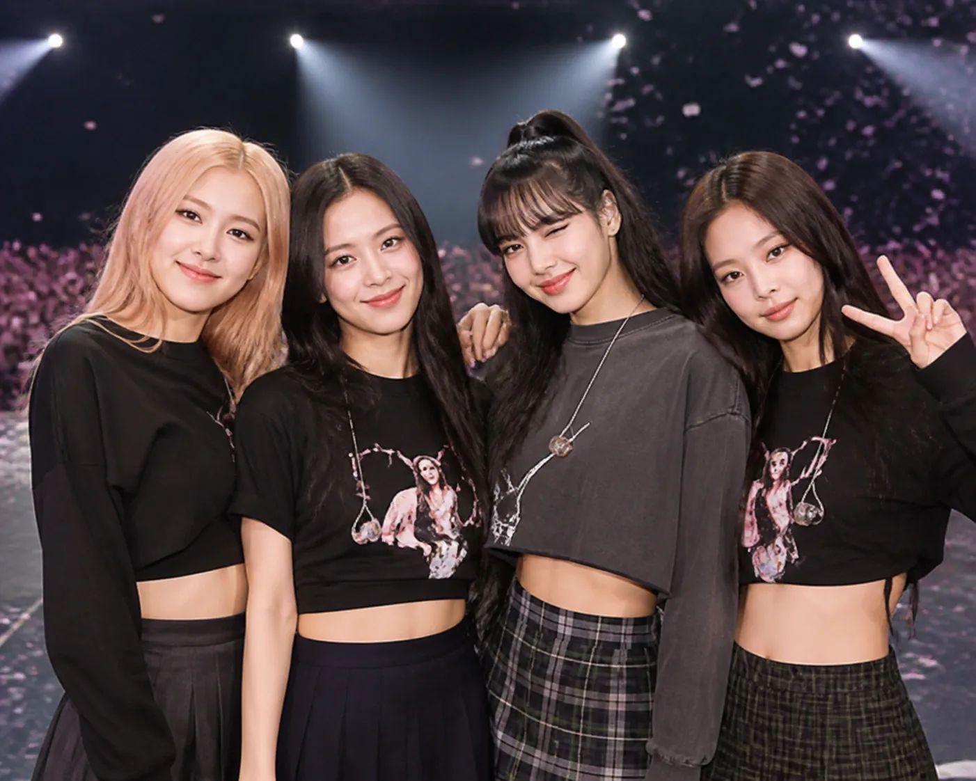 Concert venue prepared for a K-pop anniversary celebration