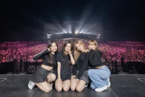 Editorial image representing BLACKPINK's 10th anniversary celebration in Seoul