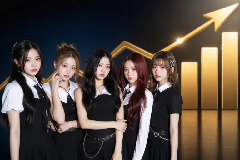 Editorial image representing August K-pop girl group brand reputation rankings