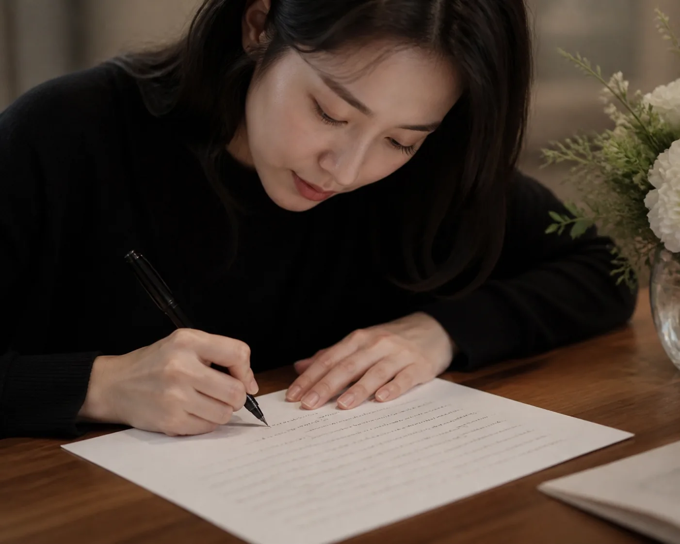 Handwritten letter beside historical documents representing careful fact-checking