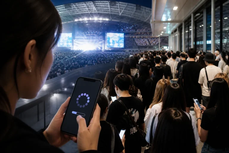 Editorial image representing massive ticket demand for BIGBANG's Singapore concert