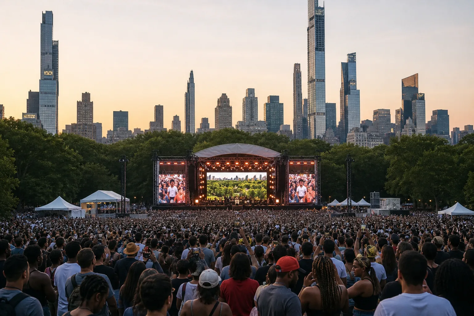 Festival attendees taking civic action through a mobile campaign platform