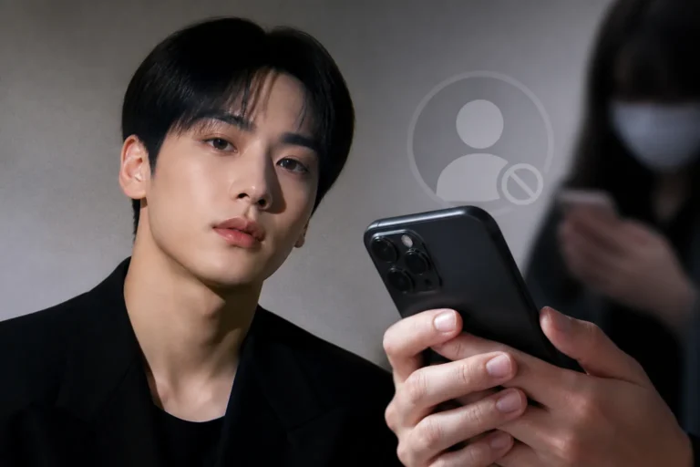 Smartphone privacy concept representing Eric's request to stop personal contact