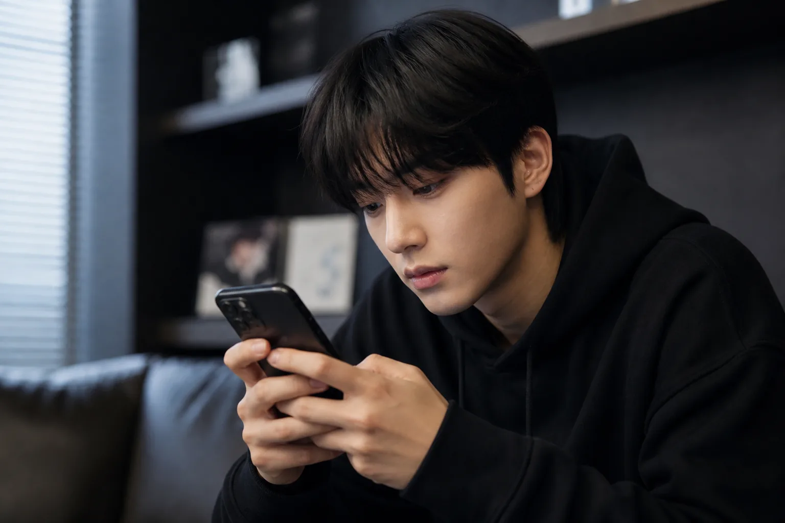 Separate personal and official messaging channels on a smartphone