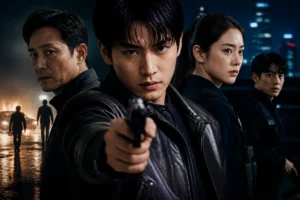Television crime drama set representing the Friday ratings competition between two Korean series