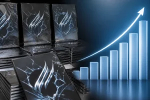 Editorial image representing ALPHA DRIVE ONE's 1.13 million first-week album sales