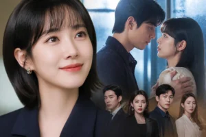 Editorial image representing Spooky in Love at the top of weekly Korean drama buzz rankings