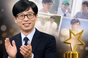 Editorial image representing Yu Jae Seok leading August variety star brand rankings