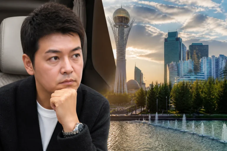 Television travel production at an airport representing the I Live Alone Kazakhstan controversy
