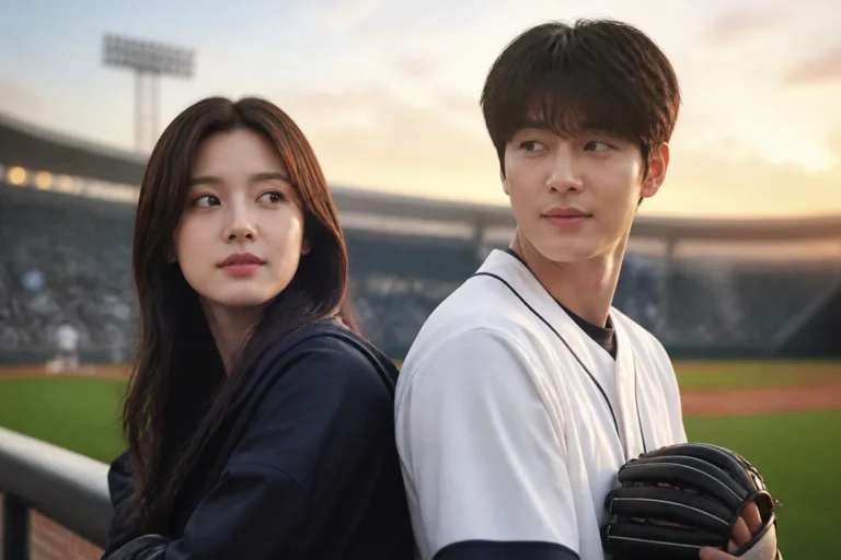 Baseball stadium and sports agent representing MBC romance drama Your Ground