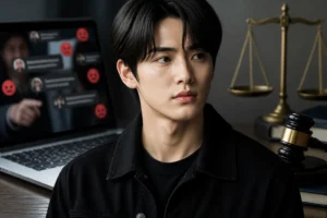 Digital safety concept representing UPPER ROOM's response to malicious posts targeting Mark Lee