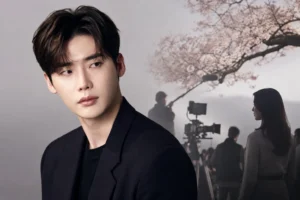 Korean drama production set representing Lee Jong Suk's departure from Iseop's Romance