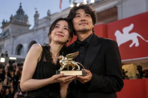 Editorial image representing Possible Love winning the Silver Lion Grand Jury Prize at Venice