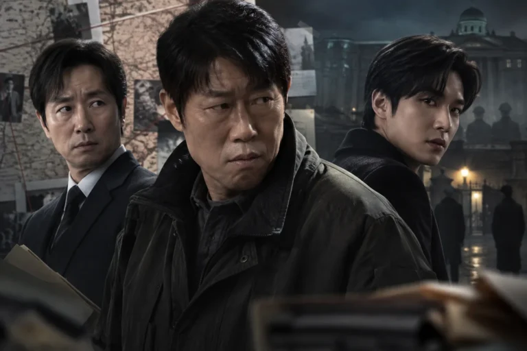 Three determined investigators pursuing the truth after an assassination attempt
