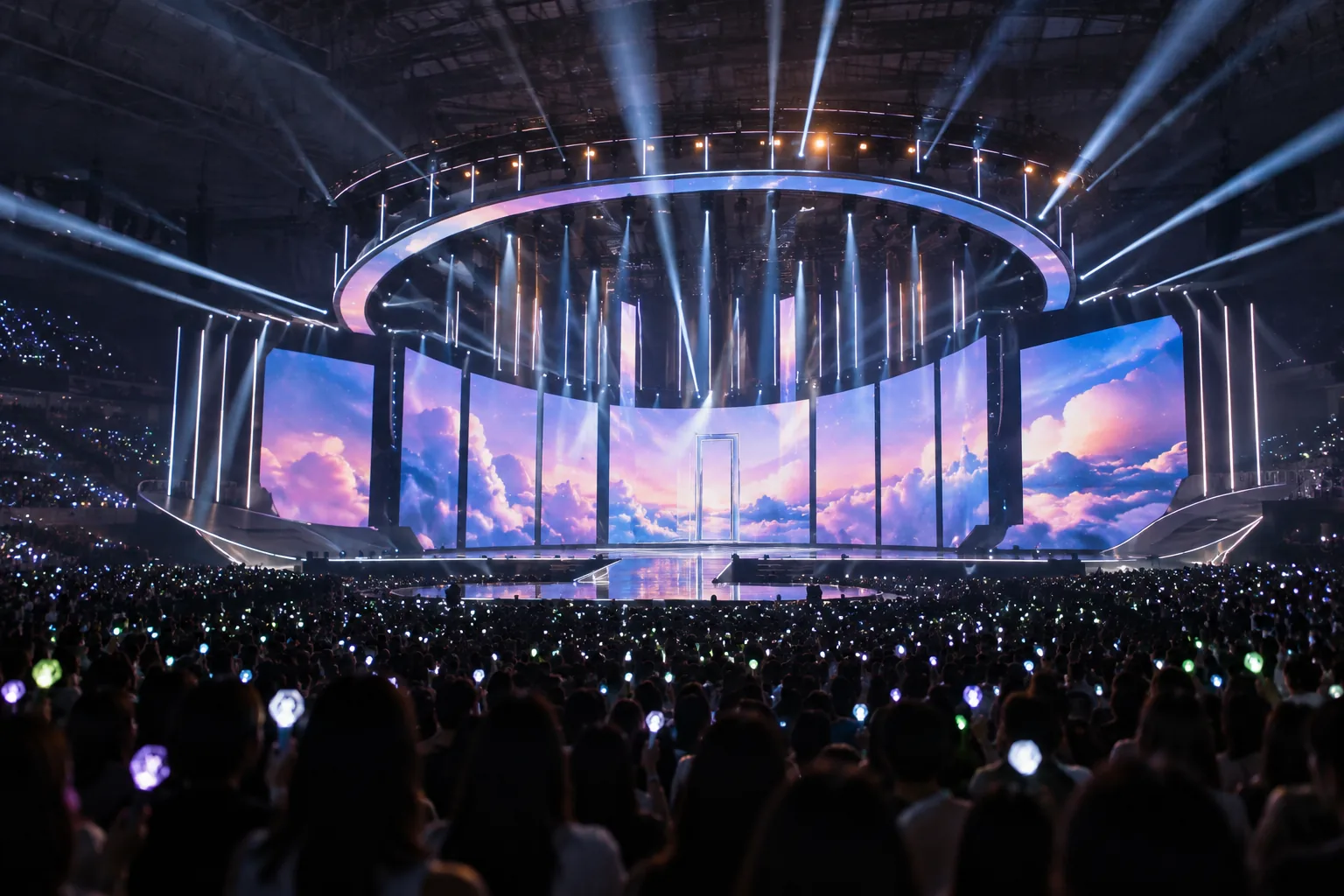 Seoul dome awards stage representing the two-day MMA2026 event